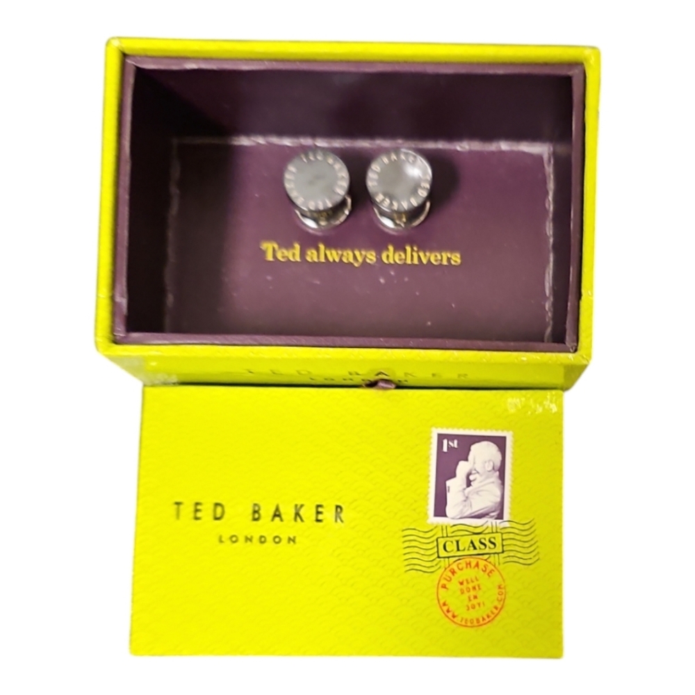 Ted Baker Silver-tone Cufflinks